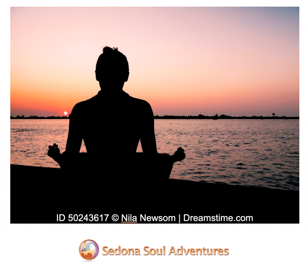 meditate outside