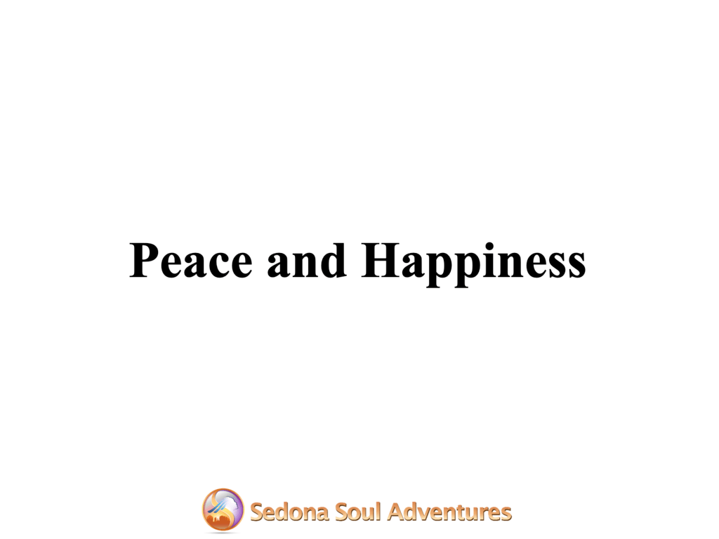 peace and hapiness