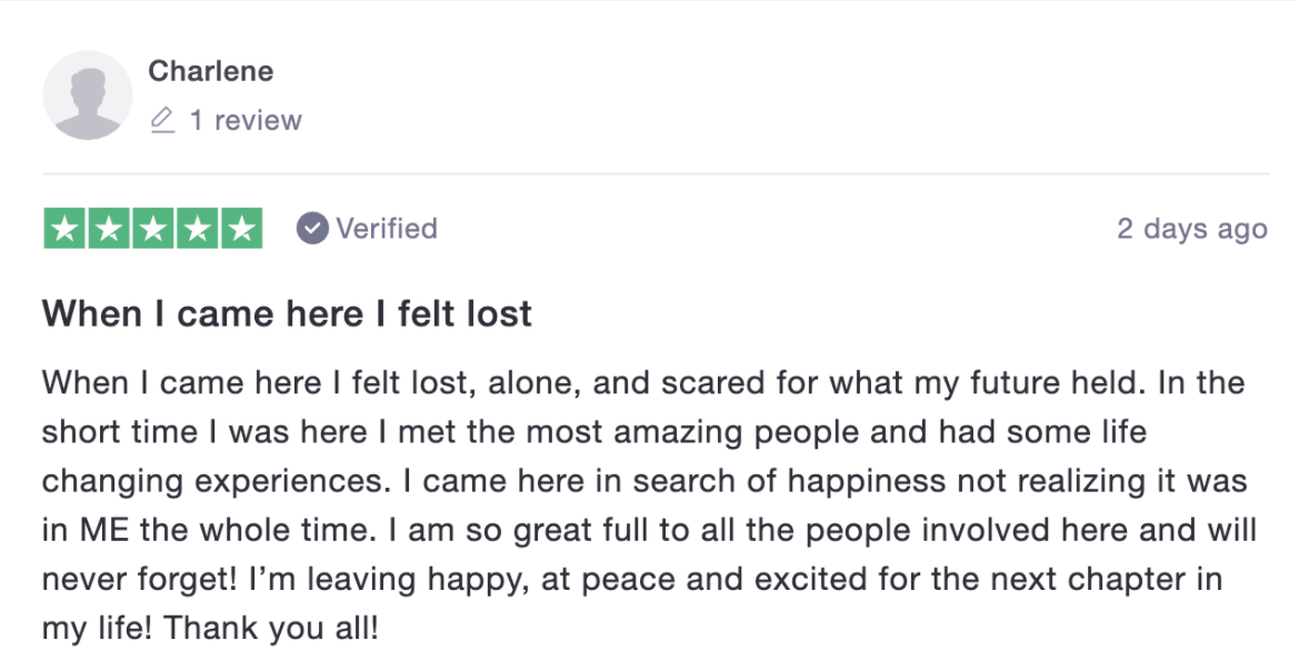 charlene testimonial