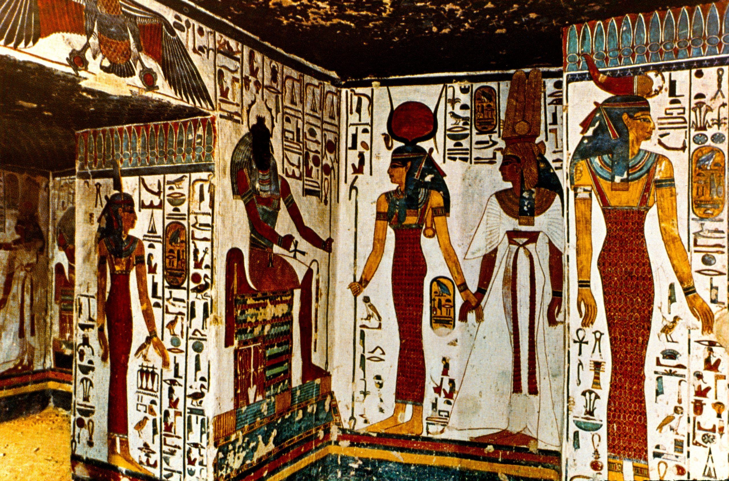 egypt wall paintings