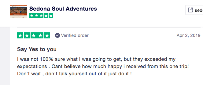 say yes testimonial